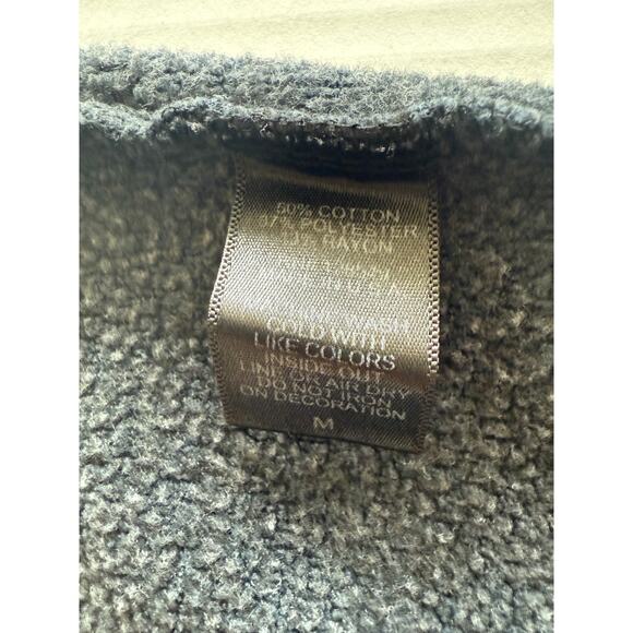 Aviator Nation Women's Ninja Hoodie Charcoal Gray Quilted Neck Sz Med Boxy Fit - Picture 9 of 11